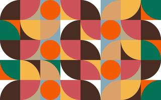 Geometrie minimalistische Kompositionsvorlage. design für banner, flyer, druck, poster, tapete, stoff. abstrakt geometrisch. eps 10 bearbeitbare Vektorillustration vektor