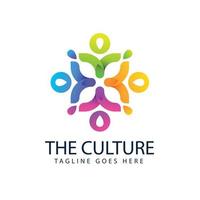 lutning kultur logotyp vektor