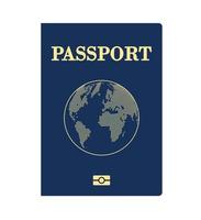 Vektor-Vorlage für internationale Passhüllen vektor