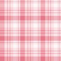 Nahtloses Muster in rosa Farben für Plaid, Stoff, Textil, Kleidung, Tischdecke und andere Dinge. Vektorbild. vektor