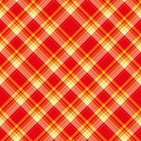 sömlös mönster i ljus röd och gul färger för pläd, tyg, textil, kläder, bordsduk och Övrig saker. vektor bild. 2