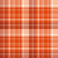 Nahtloses Muster in kreativen Orangefarben für Plaid, Stoff, Textil, Kleidung, Tischdecke und andere Dinge. Vektorbild. vektor