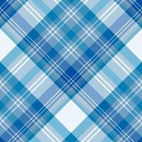 Nahtloses Muster in blauen Farben für Plaid, Stoff, Textil, Kleidung, Tischdecke und andere Dinge. Vektorbild. 2 vektor