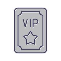 vip passera vektor ikon