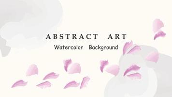 abstrakt konst på vit bakgrund vektor. lyx tapet med färgrik jord och vattenfärger. minimal design för text, förpackning, grafik, vägg dekoration. vektor