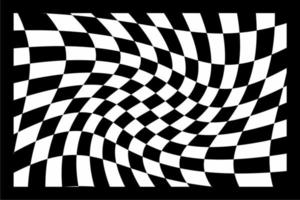 Hintergrundbodenmuster in Perspektive mit Schachbrettmuster vektor