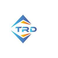 trd abstraktes Technologie-Logo-Design auf weißem Hintergrund. trd kreative Initialen schreiben Logo-Konzept. vektor