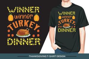 Thanksgiving-T-Shirt-Design, Zitate. Illustration für fröhliches Thanksgiving-Vektor-T-Shirt-Design. gut für Grußkarten, T-Shirts, Textildrucke und Geschenke. kostenloser Vektor