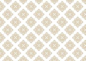 dekorativ klotter mandala sömlös mönster bakgrund vektor mall, sömlös mönster med paisley, mandala, och blommig motiv för tapet