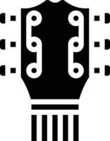 Gitarren-Musikinstrumenten-Tuning - solides Symbol vektor