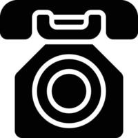 Telefon Telefonkommunikation – solides Symbol vektor