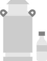 Milchgetränkeprodukt - flaches Symbol vektor