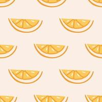 sömlös mönster med citron. tacksägelse dag samling. platt vektor illustration.