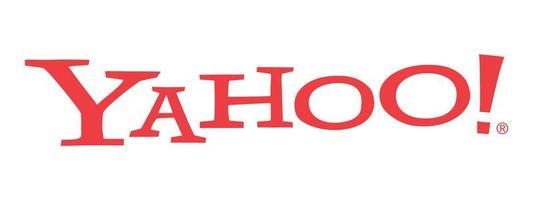 Yahoo-Logo auf transparentem Hintergrund vektor