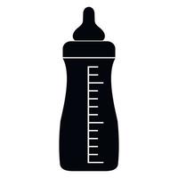 Babymilchflasche einfaches Symbol vektor