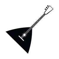 Schwarzes Balalaika-Symbol vektor