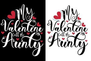 valentine t skjorta design eller valentine Citat svg vektor