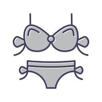 bikini vektor ikon
