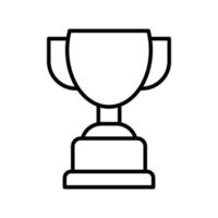 Designvorlagen für Trophäen-Icon-Vektoren vektor