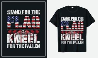 Veteran des T-Shirt-Designs der US-Armee vektor