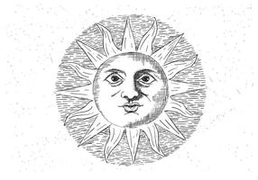 Free Vector Sun Illustration