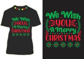 Weihnachts-T-Shirt-Design vektor