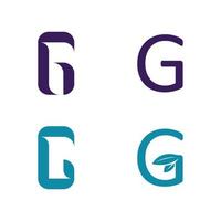 g-Buchstaben-Vektor-Illustrationssymbol vektor