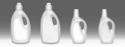 Flaschen für Haushaltschemikalien, Waschmittelschläuche vektor