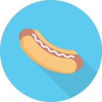 Hotdogs-Vektorillustration auf einem Hintergrund. Premium-Qualitätssymbole. Vektorsymbole für Konzept und Grafikdesign. vektor