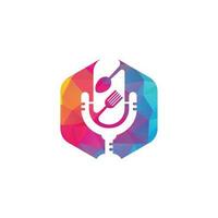 podcast mat logotyp ikon mönster vektor. mat podcast för tecken, maskot eller Övrig. vektor