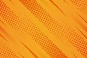 orangefarbener abstrakter Comic-Stil mit Halbtonhintergrund vektor
