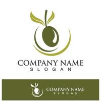 extra jungfrulig oliv olja logotyp design vektor