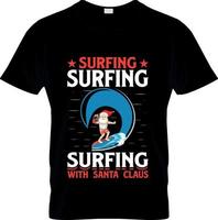 Surf-T-Shirt-Design, Surf-T-Shirt-Slogan und Bekleidungsdesign, Surf-Typografie, Surf-Vektor, Surf-Illustration vektor