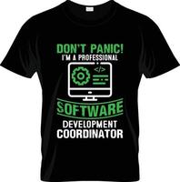 Softwareentwickler-T-Shirt-Design, Softwareentwickler-T-Shirt-Slogan und Bekleidungsdesign, Softwareentwickler-Typografie, Softwareentwickler-Vektor, Softwareentwickler-Illustration vektor
