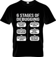 Softwareentwickler-T-Shirt-Design, Softwareentwickler-T-Shirt-Slogan und Bekleidungsdesign, Softwareentwickler-Typografie, Softwareentwickler-Vektor, Softwareentwickler-Illustration vektor