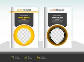Cover-Design für Geschäftsbroschüren vektor