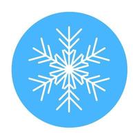 vektor vinter- snöflinga ikon. illustration för webb