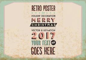 Vintage Marquee-Style Holiday Vector
