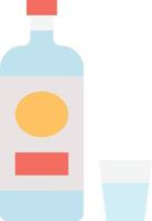 vodka alkohol fest dryck dryck - platt ikon vektor