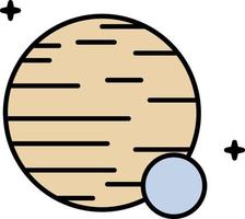 Planeten, Farbsymbol für den Weltraum vektor