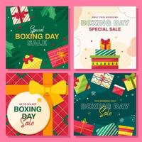 Boxing Day Sale Social Media Post vektor