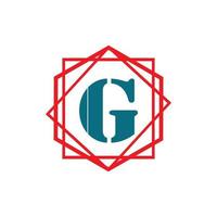 brev g logotyp ikon design mall element för din Ansökan eller företag identitet. vektor