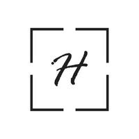 Buchstabe h Logo Symbol Vektor Design Vorlage Elemente