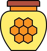 Honigfarbenes Symbol vektor