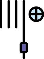 Symbol für Wasser, Schlauchfarbe vektor