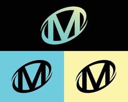 kreative buchstabe m-logo-design-vorlage vektor