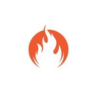 Flamme Symbol Feuer Vektor Design