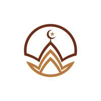 Moschee Symbol Vektor Illustration Design