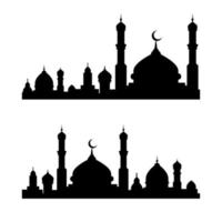 moslemische gebäudevektorillustration vektor
