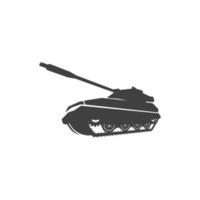 militär tank ikon vektor illustration design